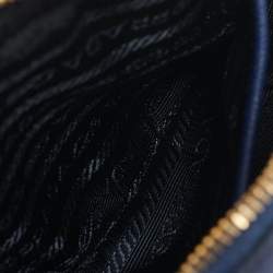 Pre Owned Prada Navy Blue Saffiano Lux Leather Mini Camera Crossbody Bag