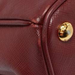Prada Red Saffiano Leather Large Gardener's Tote