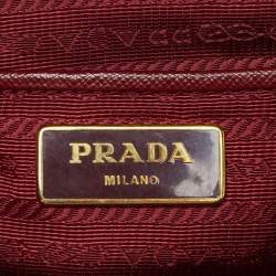 Prada Red Saffiano Leather Large Gardener's Tote