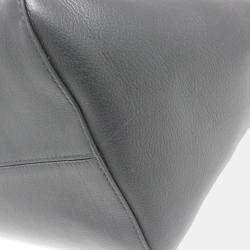 Prada Black Leather Tote Bag