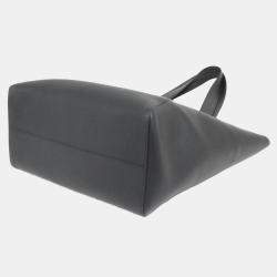 Prada Black Leather Tote Bag
