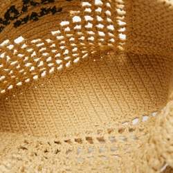 Prada Natural Crochet Small Tote