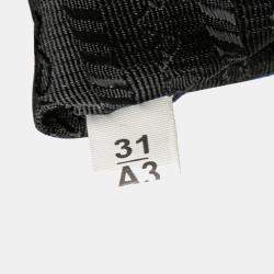 Prada White Spugna Terry Cloth Logo Tote