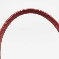 Prada Red Saffiano Leather Large Galleria Double Zip Tote