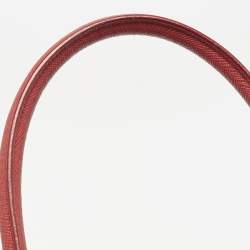 Prada Red Saffiano Leather Large Galleria Double Zip Tote