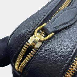 Prada Shoulder Bag Black Leather