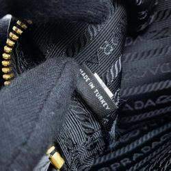 Prada Shoulder Bag Black Leather