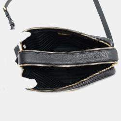 Prada Shoulder Bag Black Leather