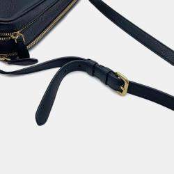 Prada Shoulder Bag Black Leather
