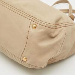 Prada Beige Leather Tote