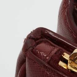 Prada Red Saffiano Leather Medium Galleria Tote