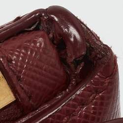 Prada Red Saffiano Leather Medium Galleria Tote