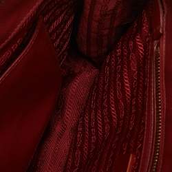 Prada Red Saffiano Leather Medium Galleria Tote