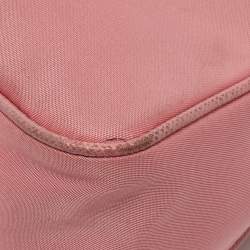 Prada Pink Nylon and Saffiano Leather Re-Edition 2005 Shoulder Bag