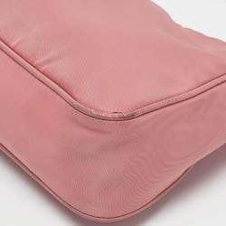 Prada Pink Nylon and Saffiano Leather Re-Edition 2005 Shoulder Bag