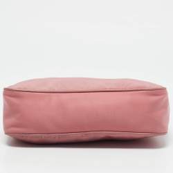 Prada Pink Nylon and Saffiano Leather Re-Edition 2005 Shoulder Bag