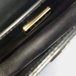 Prada Black Leather Saffiano Crossbody Bag