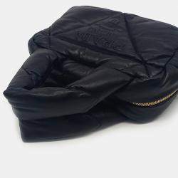 Prada Black Leather padded nappa tote bag