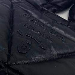 Prada Black Leather padded nappa tote bag