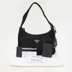Prada Black Nylon Re-Edition 2000 Shoulder Bag
