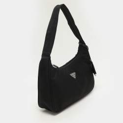 Prada Black Nylon Re-Edition 2000 Shoulder Bag