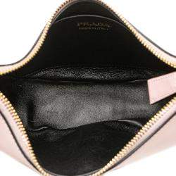 Prada Pink Small Calfskin Arque Satchel