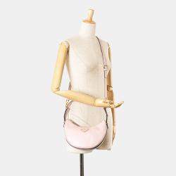 Prada Pink Small Calfskin Arque Satchel
