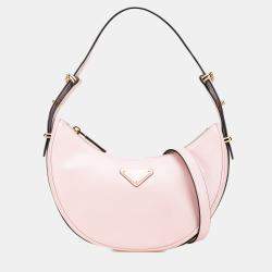 Prada Pink Small Calfskin Arque Satchel