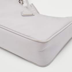 Prada Lilac Re-Nylon Re-Edition 2000 Baguette Bag