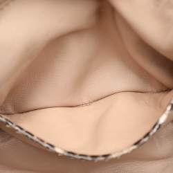 Prada Blush Pink Fox Fur and Python Leather Crossbody Bag