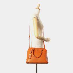 Prada Orange Medium Saffiano Lux Open Promenade Satchel