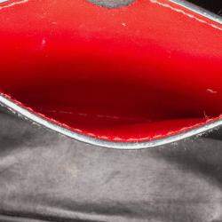 Prada Red Medium Saffiano Cuir Panier