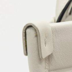Prada Soft Calfskin Triangolo Symbole Embossed Tote Bag