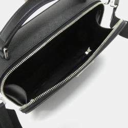 Prada Black Leather Logo Handbag