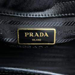 Prada Black Saffiano Soft Calfskin Tote Bag
