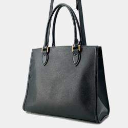 Prada Black Saffiano Soft Calfskin Tote Bag
