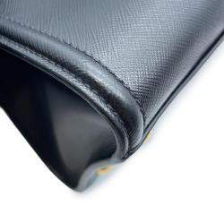 Prada Black Saffiano Soft Calfskin Tote Bag