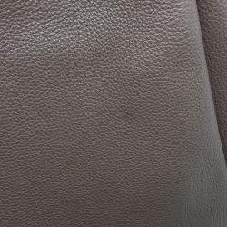 Prada Nero Vitello Daino Leather Top Handle Bag 
