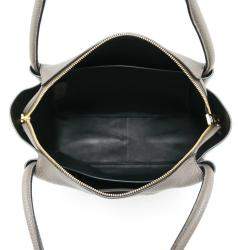 Prada Nero Vitello Daino Leather Top Handle Bag 