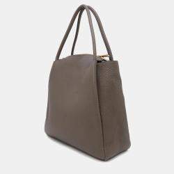Prada Nero Vitello Daino Leather Top Handle Bag 