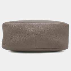 Prada Nero Vitello Daino Leather Top Handle Bag 