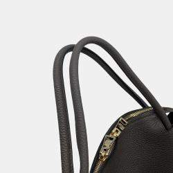 Prada Nero Vitello Daino Leather Top Handle Bag 
