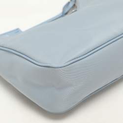 Prada Light Blue Nylon Re-Edition 2005 Shoulder Bag