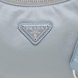 Prada Light Blue Nylon Re-Edition 2005 Shoulder Bag