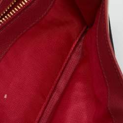 Pre Owned Prada Black Saffiano Leather Flap Continental Wallet