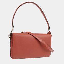 Prada Pink Saffiano Leather 2way Handbag
