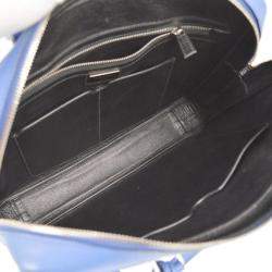 Prada Blue Saffiano Leather 2way Handbag