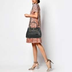 Prada Black Vitello Phoenix Leather Tote