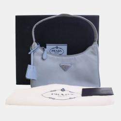 Prada Blue Mini Re Nylon Re Edition 2000 Shoulder Bag
