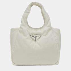 Prada Bianco Tessuto Handbag